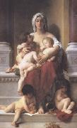 Adolphe William Bouguereau Charity (mk26) Sweden oil painting reproduction
